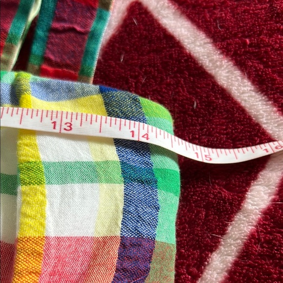 NWT Kate Spade Coastal Multicolor Plaid Maxi Dress - Size 6 - Picture 10 of 11